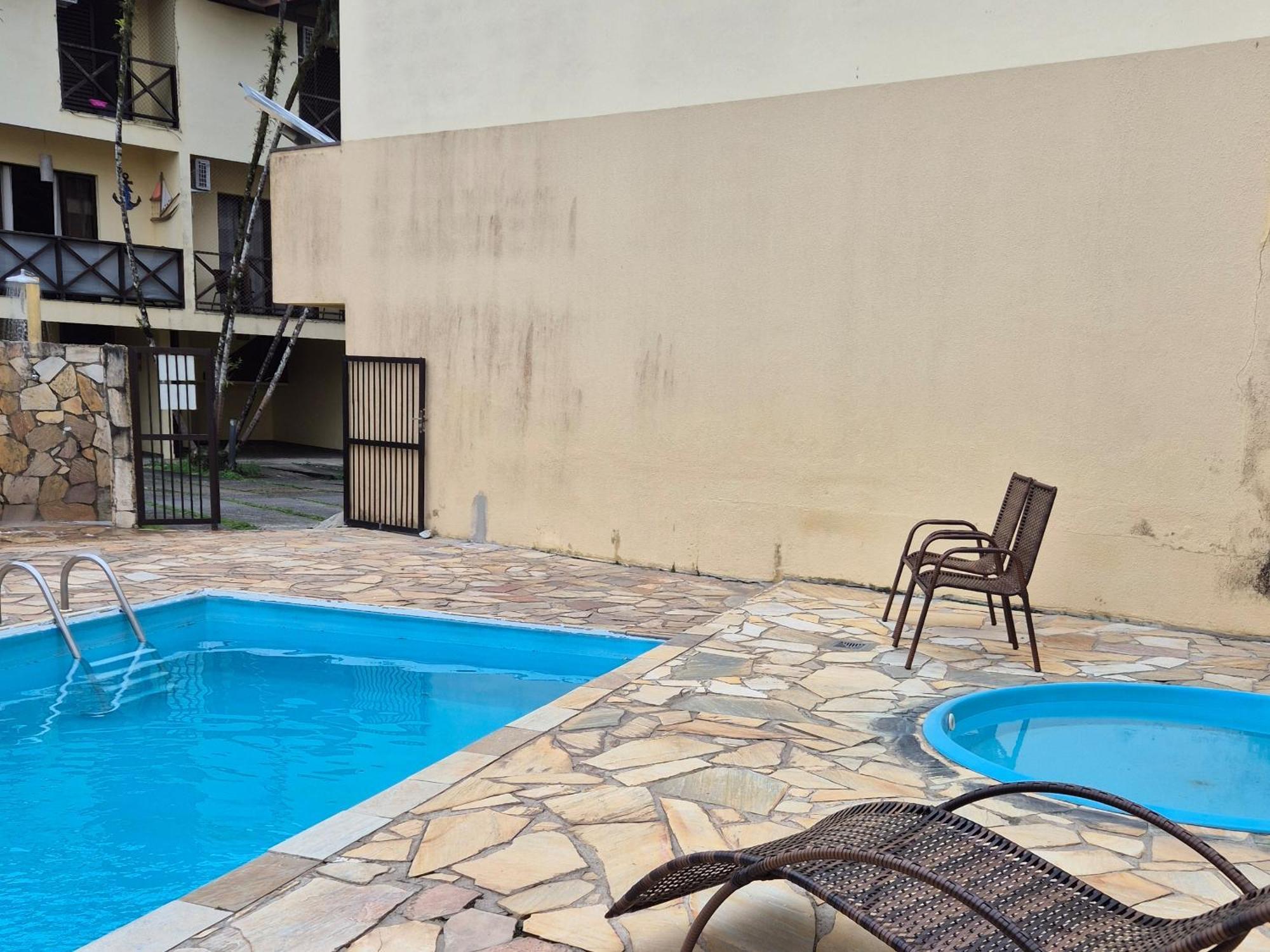 Casa 7 Em Ubatuba No Centro Condominio Com Piscina E Churrasqueira 外观 照片