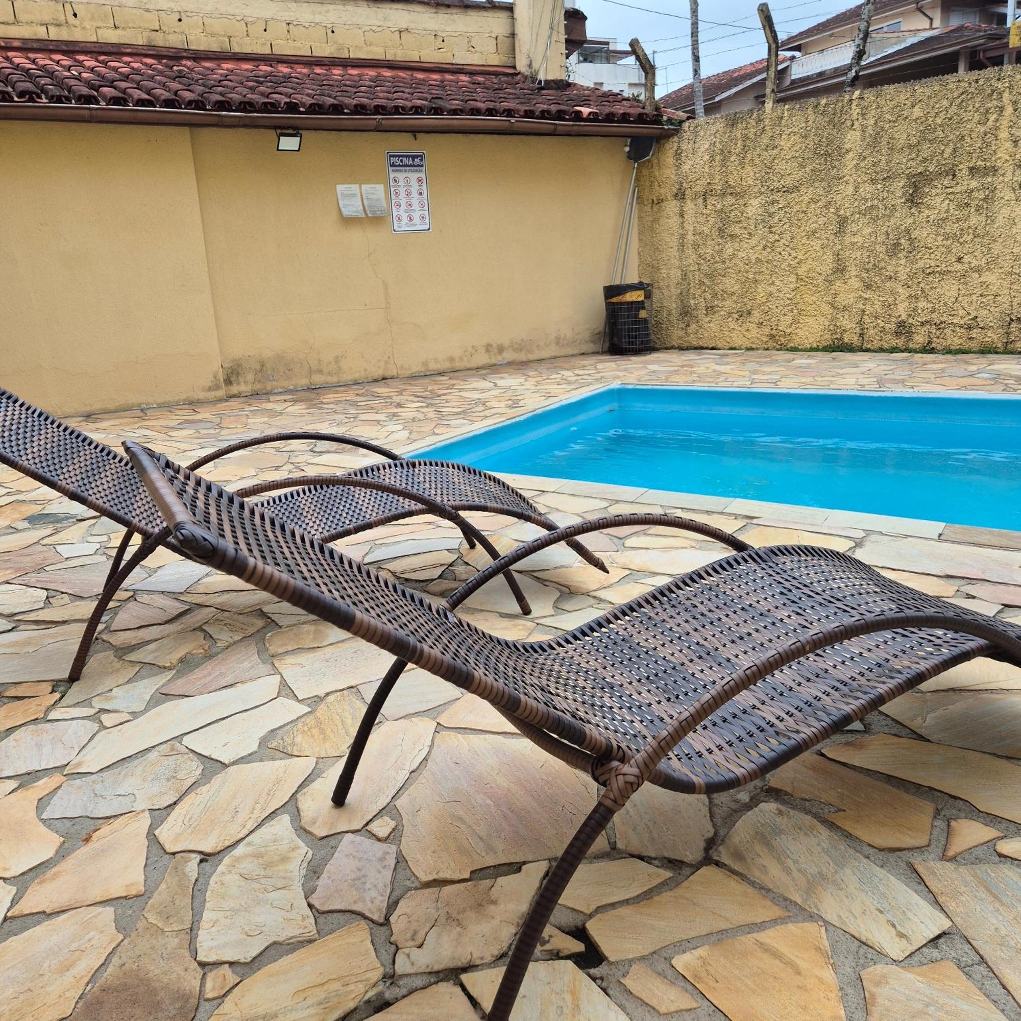 Casa 7 Em Ubatuba No Centro Condominio Com Piscina E Churrasqueira 外观 照片